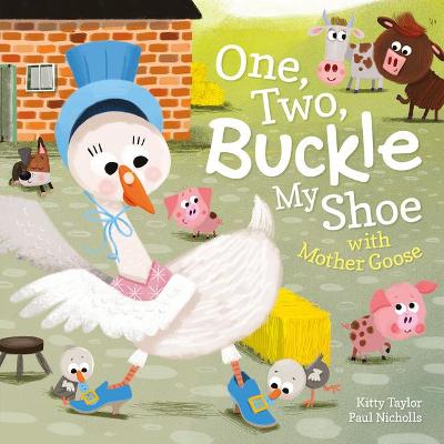Book cover for One, Two, Buckle My Shoe with Mother Goose