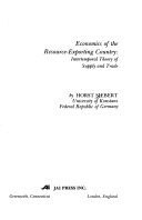 Book cover for Economics of the Resource-exporting Country