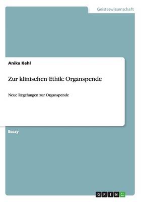 Book cover for Zur klinischen Ethik