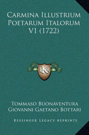 Cover of Carmina Illustrium Poetarum Italorum V1 (1722)