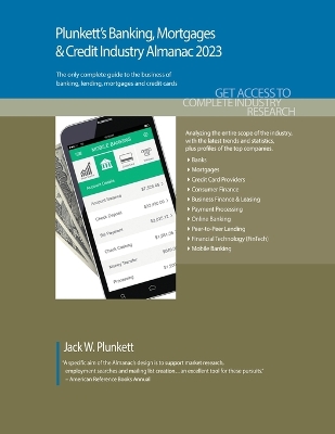 Book cover for Plunkett's Banking, Mortgages & Credit Industry Almanac 2023