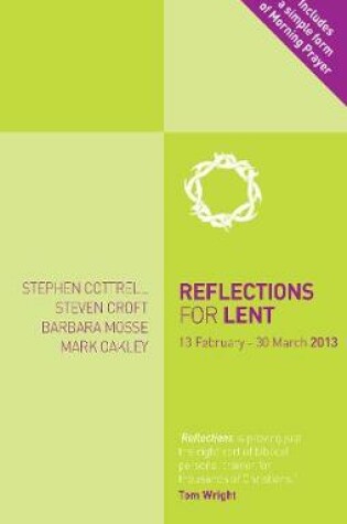 Cover of Reflections for Lent 2013