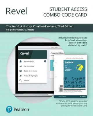 Book cover for Revel for the World History, Combined Volume -- Combo Access Card