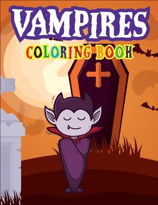 Book cover for Vampires Coloring Book