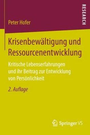 Cover of Krisenbewaltigung Und Ressourcenentwicklung