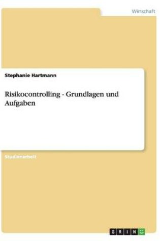 Cover of Risikocontrolling - Grundlagen und Aufgaben