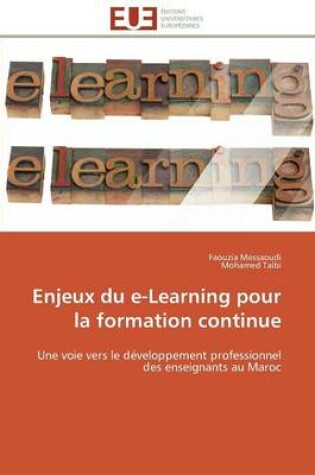 Cover of Enjeux Du E-Learning Pour La Formation Continue