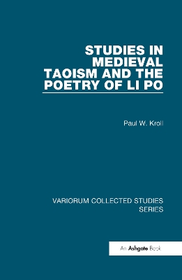 Cover of Studies in Medieval Taoism and the Poetry of Li Po