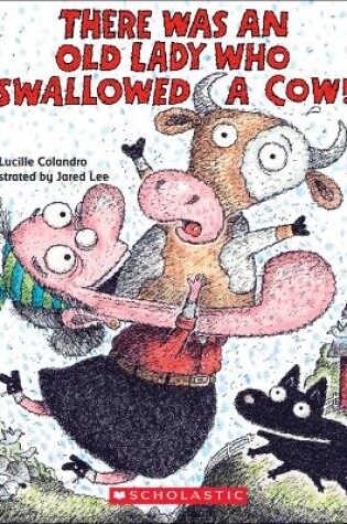 Cover of There Was an Old Lady Who Swallowed a Cow! (Board Book)