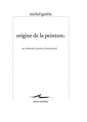 Book cover for Origine de la Peinture