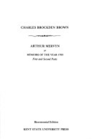 Cover of Novels and Related Works of Charles Brockden Brown