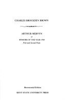 Book cover for Novels and Related Works of Charles Brockden Brown