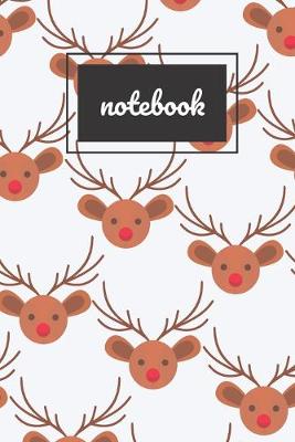 Book cover for Rudolph the Red Nosed Reindeer notebook