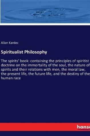 Cover of Spiritualist Philosophy