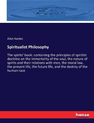 Book cover for Spiritualist Philosophy