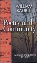 Book cover for Poetry and Community