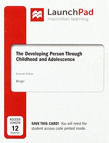 Book cover for LaunchPad for The Developing Person Through Childhood and Adolescence (12 Month Access Card)