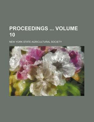 Book cover for Proceedings Volume 10