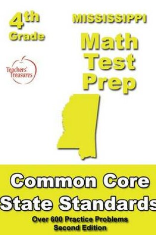 Cover of Mississippi 4th Grade Math Test Prep