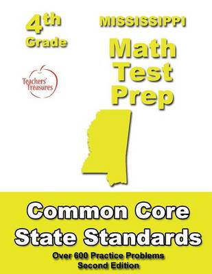 Book cover for Mississippi 4th Grade Math Test Prep