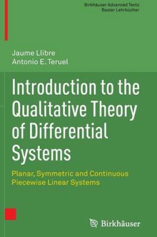 Cover of Introduction to the Qualitative Theory of Differential Systems