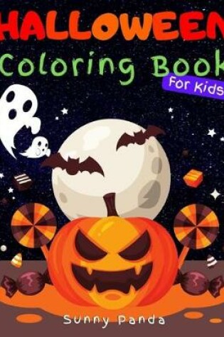 Cover of Halloween Coloring Book For Kids