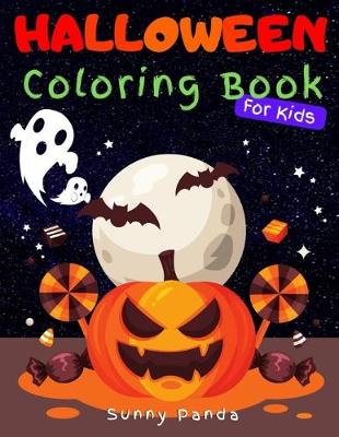 Book cover for Halloween Coloring Book For Kids