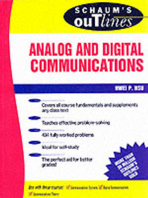 Book cover for Schaum's Outline of Analog and Digital Communication