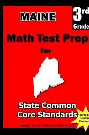 Cover of Maine 3rd Grade Math Test Prep