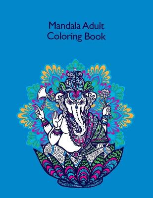 Book cover for Mandala Adult Coloring Book