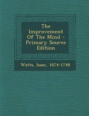 Book cover for The Improvement of the Mind