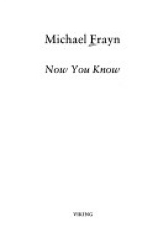 Cover of Now You Know