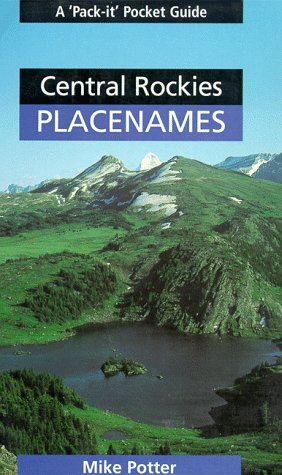 Cover of Central Rockies Placenames