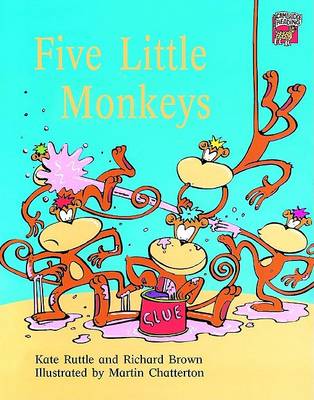 Book cover for Five Little Monkeys India edition