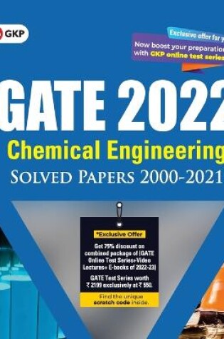 Cover of Gate 2022 Chemical Engineeringsolved Papers (2000-2021)