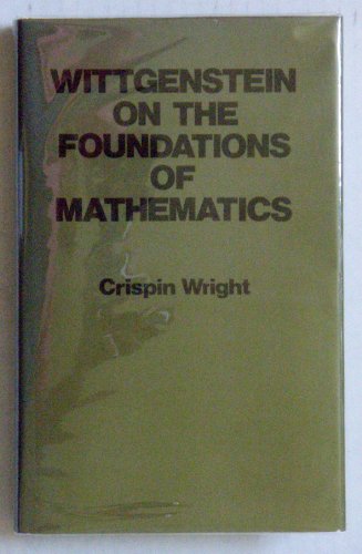 Book cover for Wright: Wittgenstein on the Foundations of Mathematics