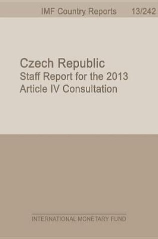 Cover of Czech Republic: 2013 Article IV Consultation