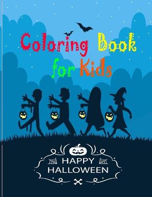 Book cover for Coloring Book for Kids Happy halloween