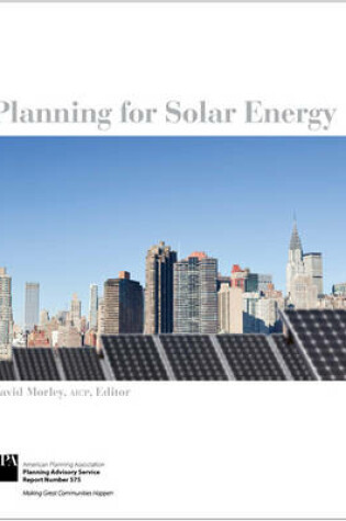 Cover of Planning for Solar Energy
