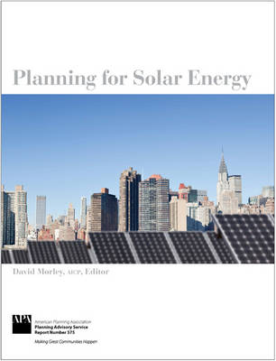 Book cover for Planning for Solar Energy