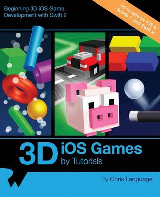 Book cover for 3D IOS Games by Tutorials