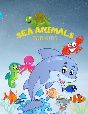 Book cover for Ocean Animals Coloring Book