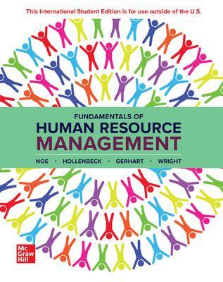 Book cover for Fundamentals of Human Resource Management: 2024 Release ISE