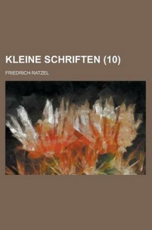 Cover of Kleine Schriften (10)