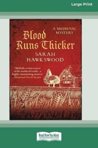 Cover of Blood Runs Thicker [Large Print 16 Pt Edition]