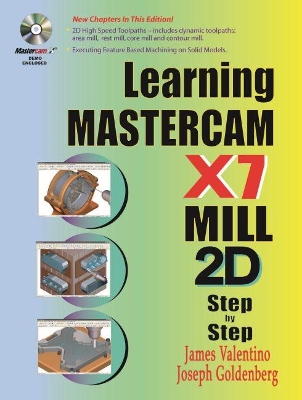 Book cover for Learning Mastercam X7 Mill 2D Step by Step