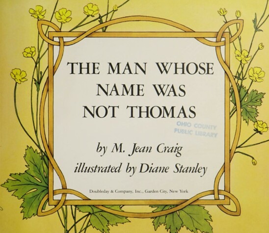 Book cover for The Man Whose Name Was Not Thomas