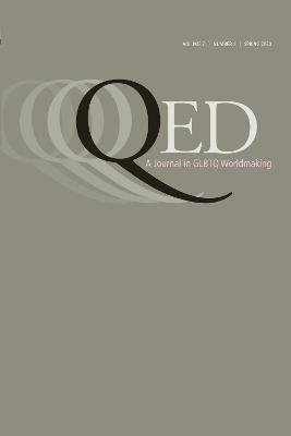 Cover of QED: A Journal in GLBTQ Worldmaking 7, No. 1