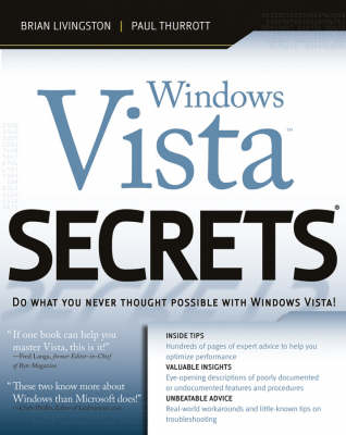 Book cover for Windows Vista Secrets