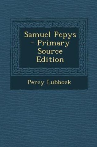 Cover of Samuel Pepys